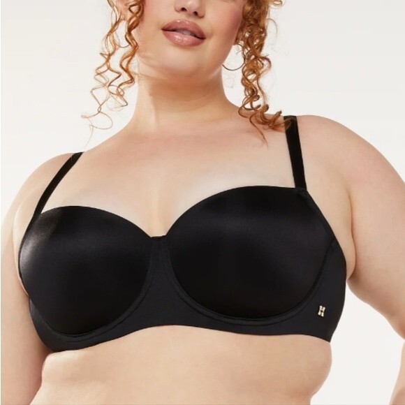 Savage X Fenty Savage Not Sorry Microfiber Low-Cut Balconette Bra Size 46DD NWT - Picture 3 of 4